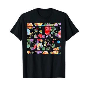 Run DMC Official women Floral Logo T-Shirt xs